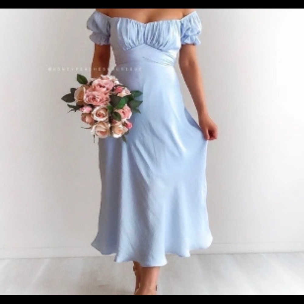 Hello Molly Saints + Secrets Baby Sky Blue dress